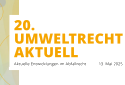 20. Umweltrecht aktuell (Flyer)
